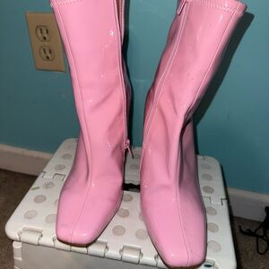 Pink Steve Madde Boots